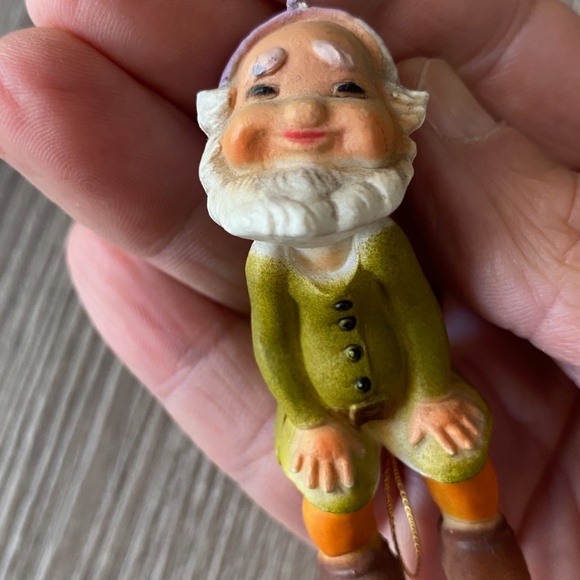 VTG 1980s Elves Christmas Ornaments Tree Decoration Set of 4 - Picture 3 of 7